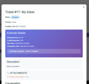 Estimate Accepted