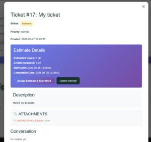 View Estimate
